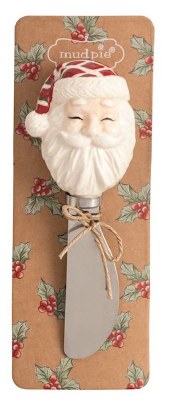 6" Santa Claud Spreader by Mud Pie