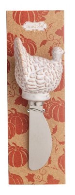 6" White Turkey Spreader by Mud Pie
