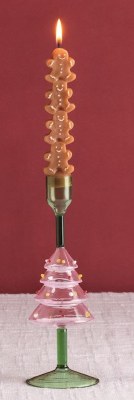 Box of Two 5" Gingerbread Man Christmas Taper Candles by Mud Pie