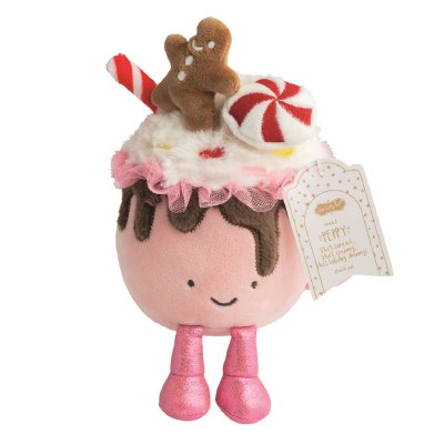 7" Cup of Cocoa Christmas Plush by Mud Pie