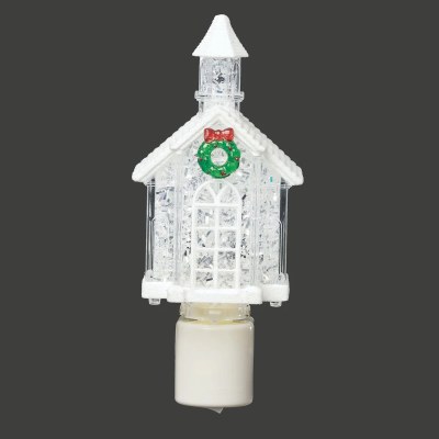 7" LED White Church Nightlight