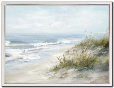 18" x 24" Seaside Escape 2 Coastal Canvas Framed