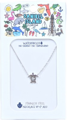18" Stainless Steel Sea Turtle Necklace