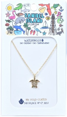 18" Gold Sea Turtle Necklace