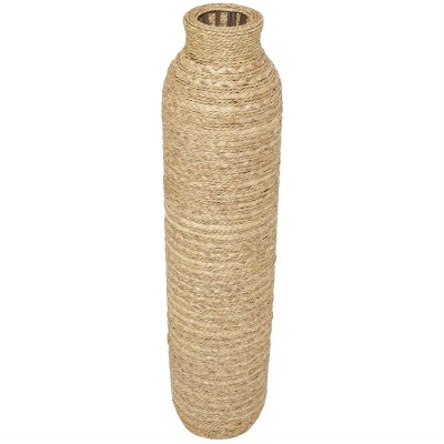 40" Natural Seagrass Slim Vase