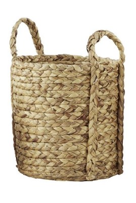 12" Round Natural Woven Basket