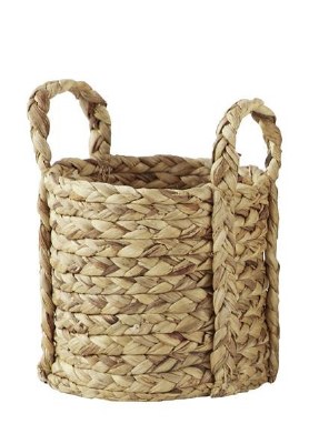 10" Round Natural Woven Basket