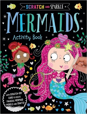 Scratch and Sparkle Mermaids Children's Activity Book