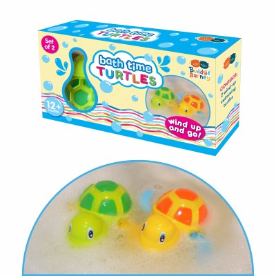 Box of Two Bath Time Swimming Sea Turtles