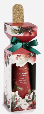 1 Oz Cranberry Cider Fragrance Hand Cream With a Nail File