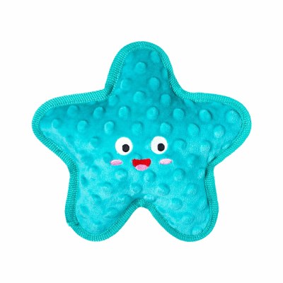 9" Blue Starfish Dog Toy