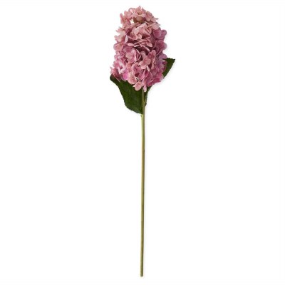 28" Faux Fuchsia Real Touch Cone Hydrangea Stem