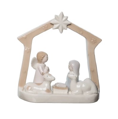 6" Multi Pastel Angel Nativity