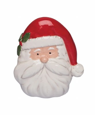 5" Ceramic Santa Head