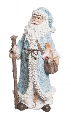 13" Sea Santa With Staff
