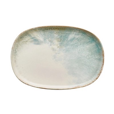 9" x 13" Madeira Oval Ceramic Serving Platter