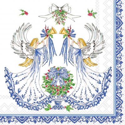 5" Square Blue Angels Beverage Napkins