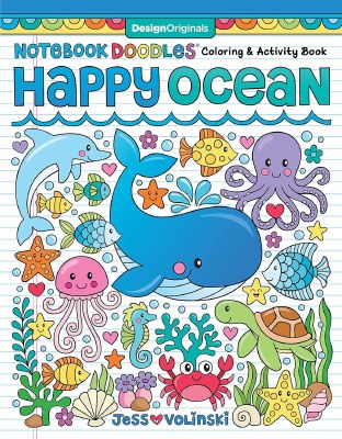 Happy Ocean Children's Doodle Book