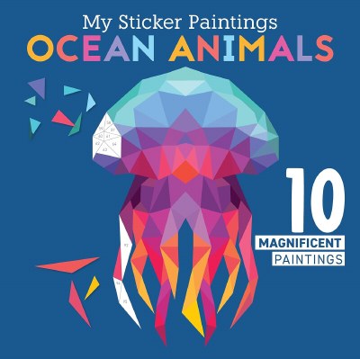 My Sticker Paintings Ocean Animals Children's Sticker Book