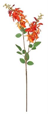 36" Faux Orange Montberetia Spray