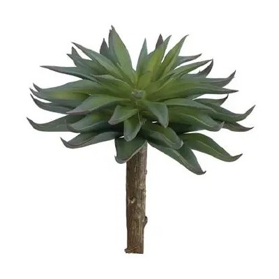 6" Faux Dark Green Sword Succulent