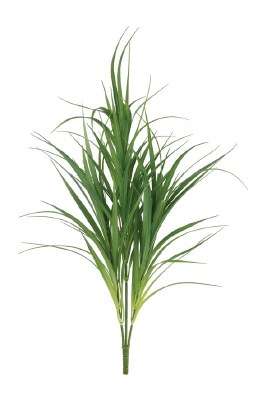 30" Faux Green Grass Bush