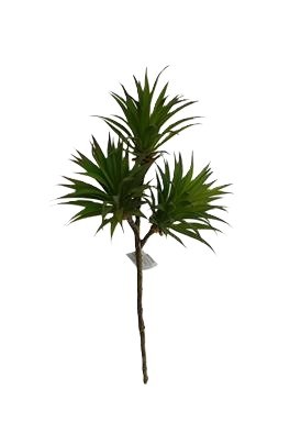21" Faux Green Sedge Branch