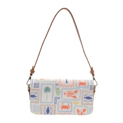 5" x 9" Coastal Icons Flap Crossbody Bag