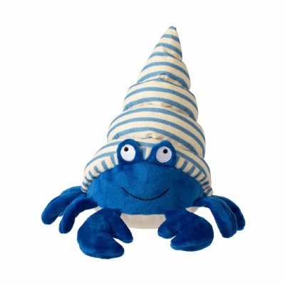9" Blue Hermit Canvas Dog Toy
