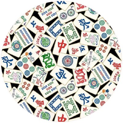 4" Round Mahjong Coaster