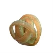 6" Yellow and Orange Knot Glass Orb