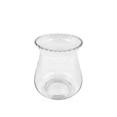 6.5" Clear Glass Vase