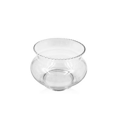 5" Clear Glass Vase