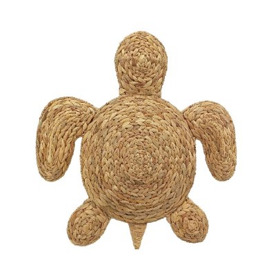 26" Natural Woven Turtle Plaque