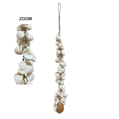 48" White Clam Shell Drop