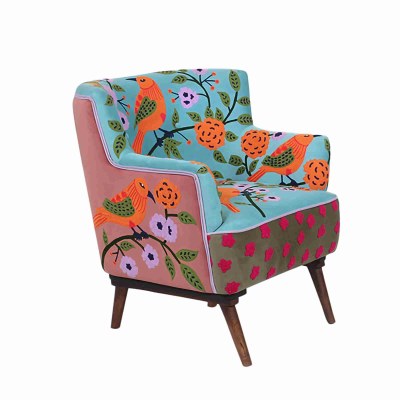 31" Multicolor Bird Chair