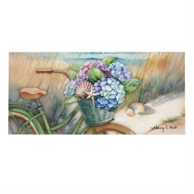 10" x 22" Beach Bike Sassafrass Doormat