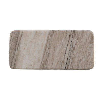 7" x 15" Multicolor Marble Footed Cutting Board