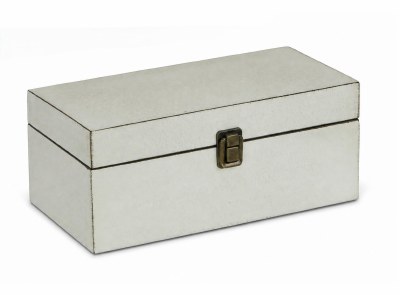 10" x 6" White Wood Box