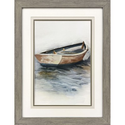 26" x 20" Rowboat Backside Framed Coastal Print