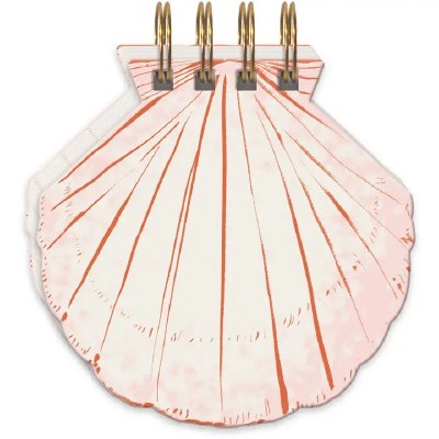 Scallop Shaped Spiral Notepad