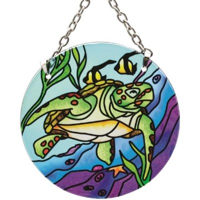3.5" Multicolor Sea Turtle Sun Catcher