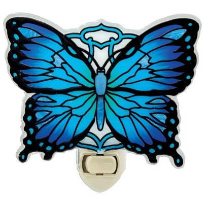 4" Blue Butterfly Night Light