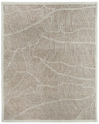 2' x 3' Taupe and Ivory Winston 8B02F Rug