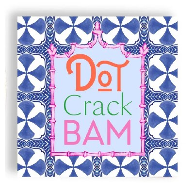 6.5" Sq "Dot Crack Bam" Lunch Napkins
