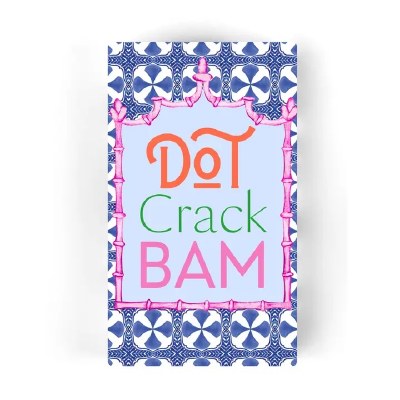 8" x 4" "Dot Crack Bam" Guest Towels