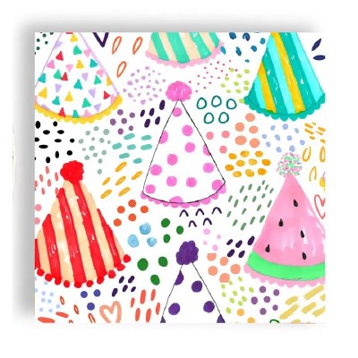 6.5" Sq Birthday Party Beverage Napkins