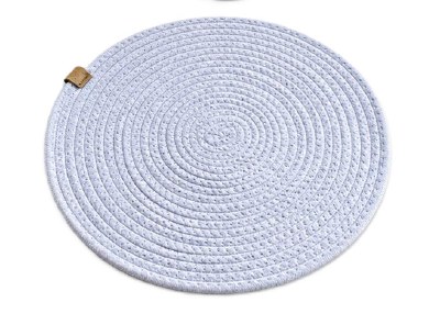 13" Round Cloud Blue Placemat