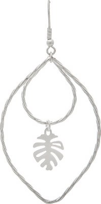 Silver Dancing Leaf Earrings