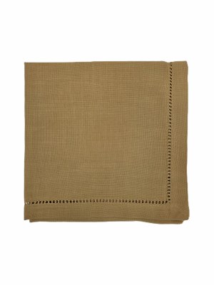 20" Sq Rust Hemstitch Napkin